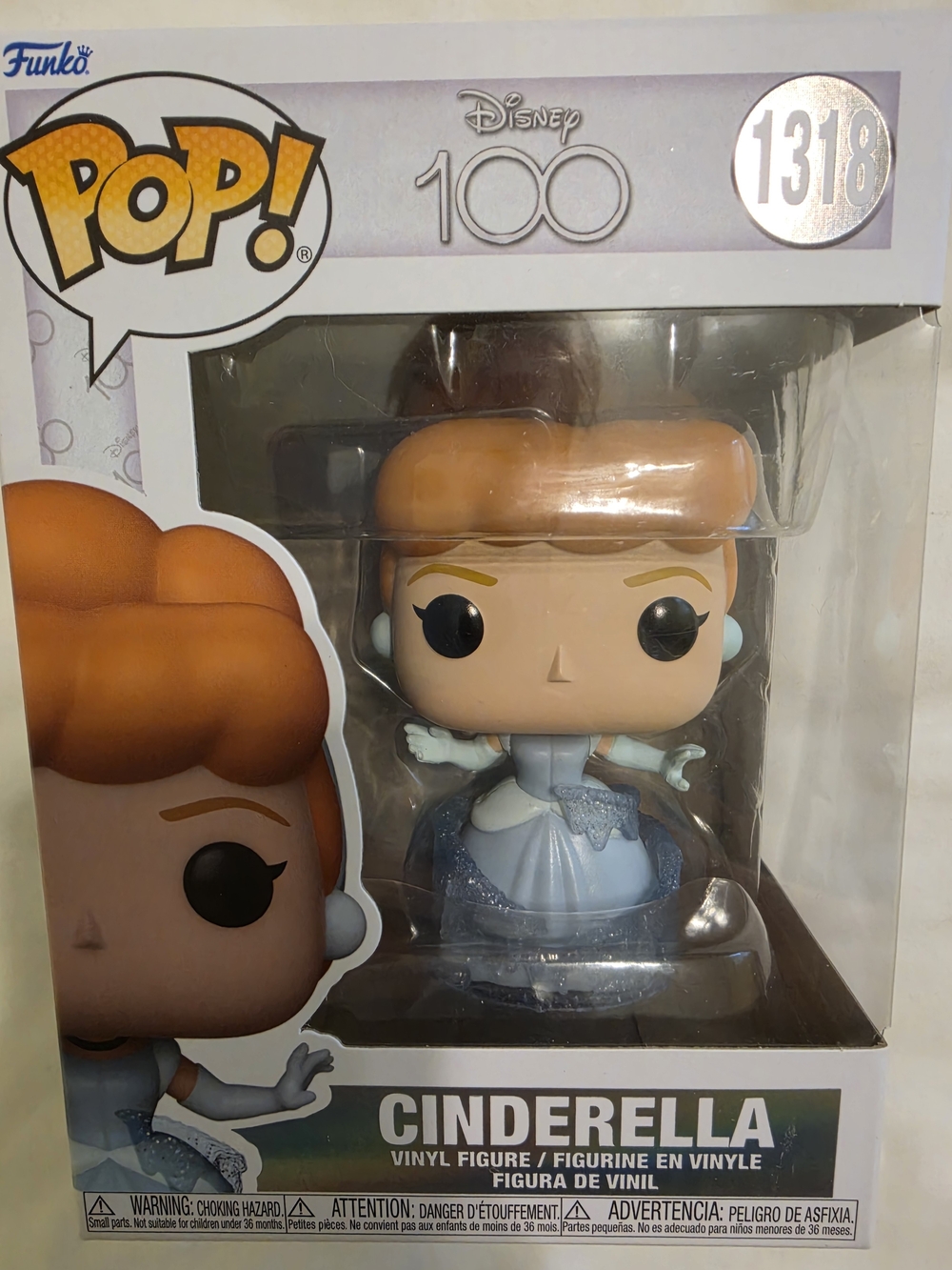 Funko Pop! Disney 100 Cinderella Vinyl Figure - Blue Dress